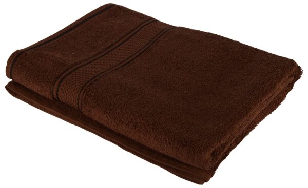 MD Decor 100% Cotton Bath Towel - Coffee